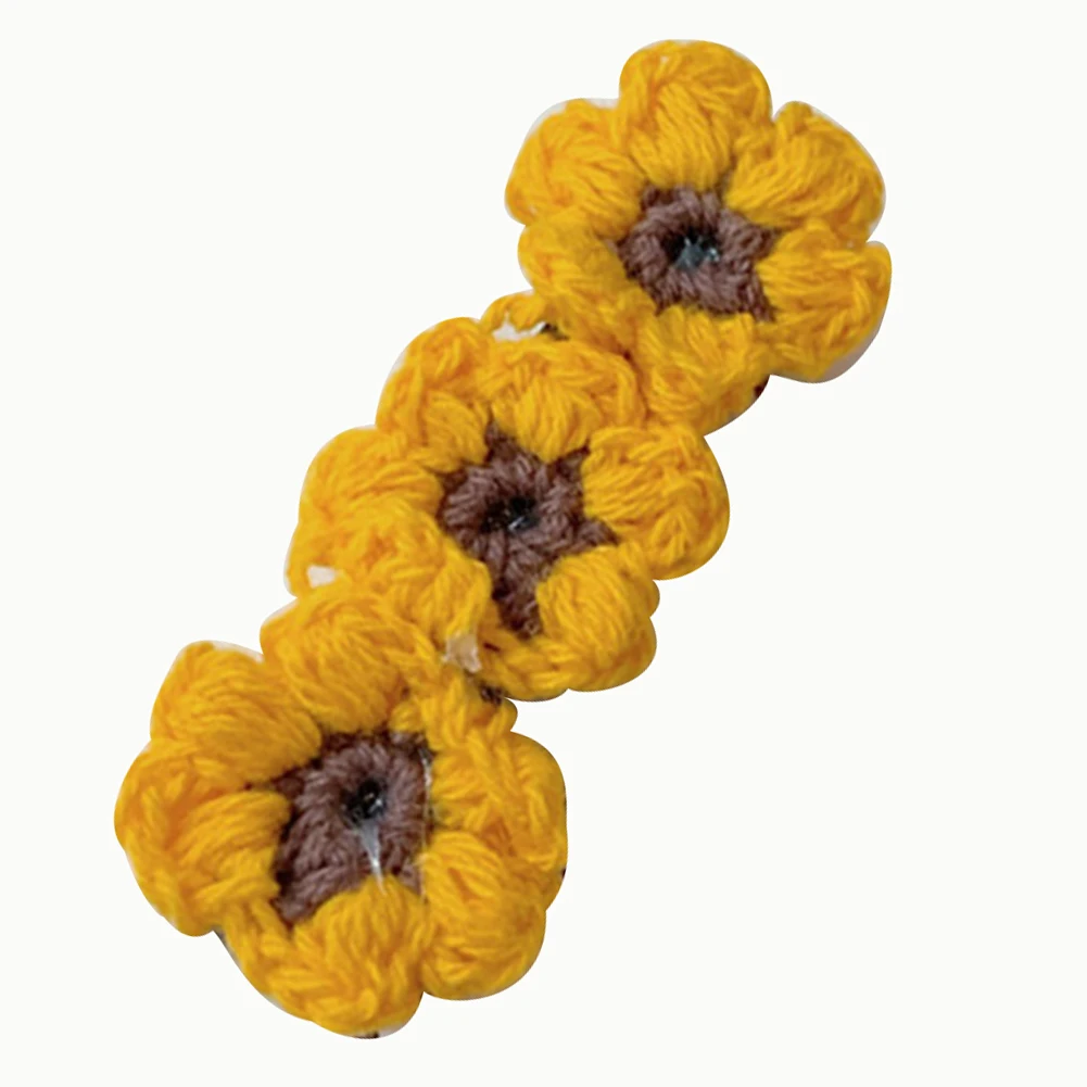 Модная Винтажная заколка для волос Ромашки кроше специально осени и