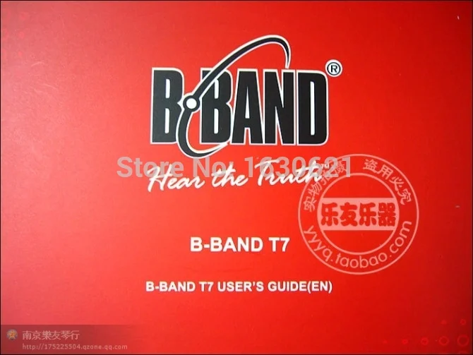 Финляндия оригинальный B BAND T7 звукосниматель акустической гитары Band t7