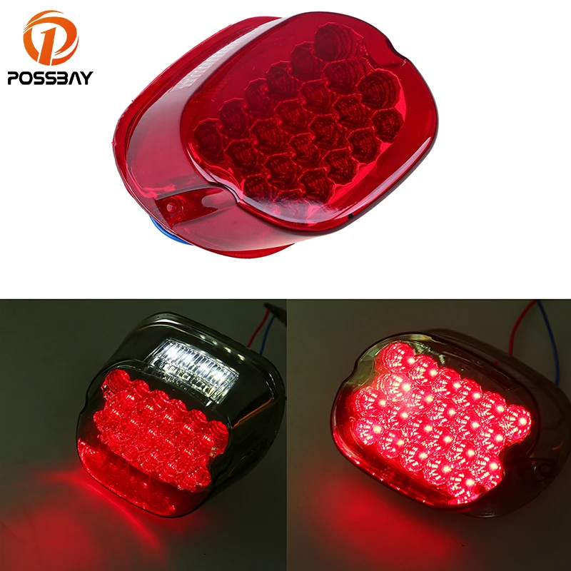 Posbay DC 12 В светодиодный задний фонарь для мотоцикла индикатор торможения 3
