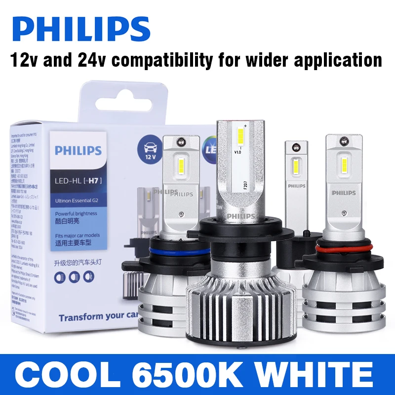 Авто фары H1 H11 G2 светодиодный Philips Ultinon Эфирное автомобилей головной светильник H8