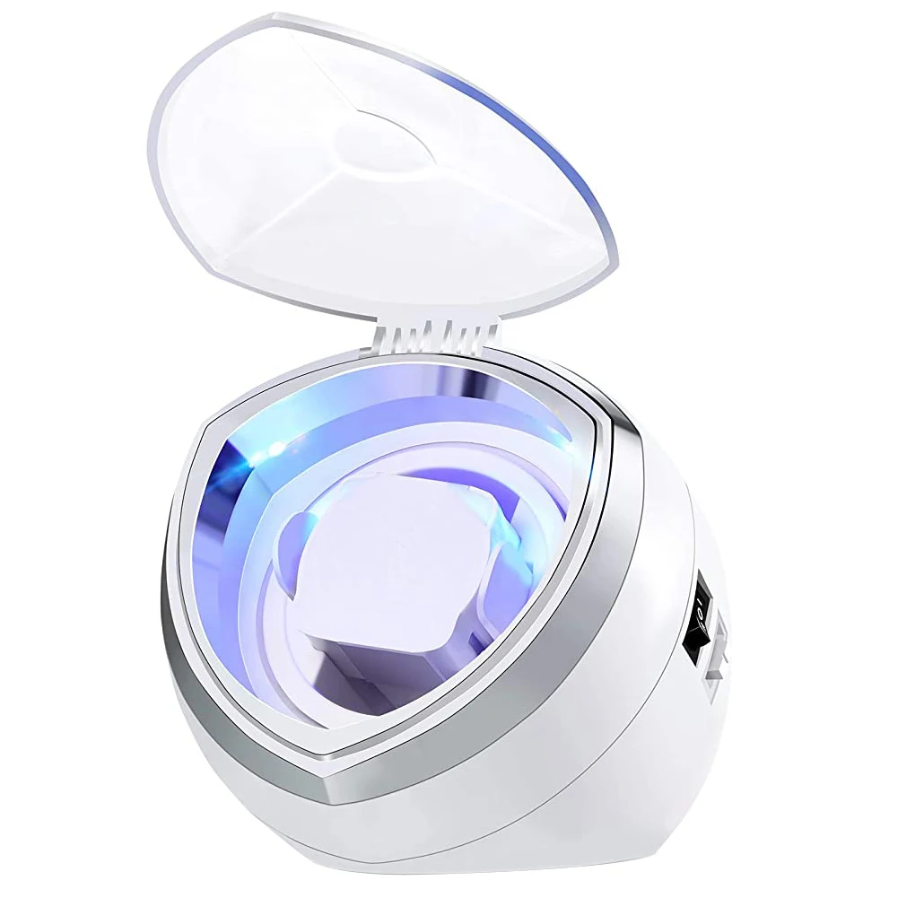 

Multi-function Gift LED Light Heart Shaped Automatic Watch Winder Box Home 4 Rotation Modes Accessories Single With Quiet Motor