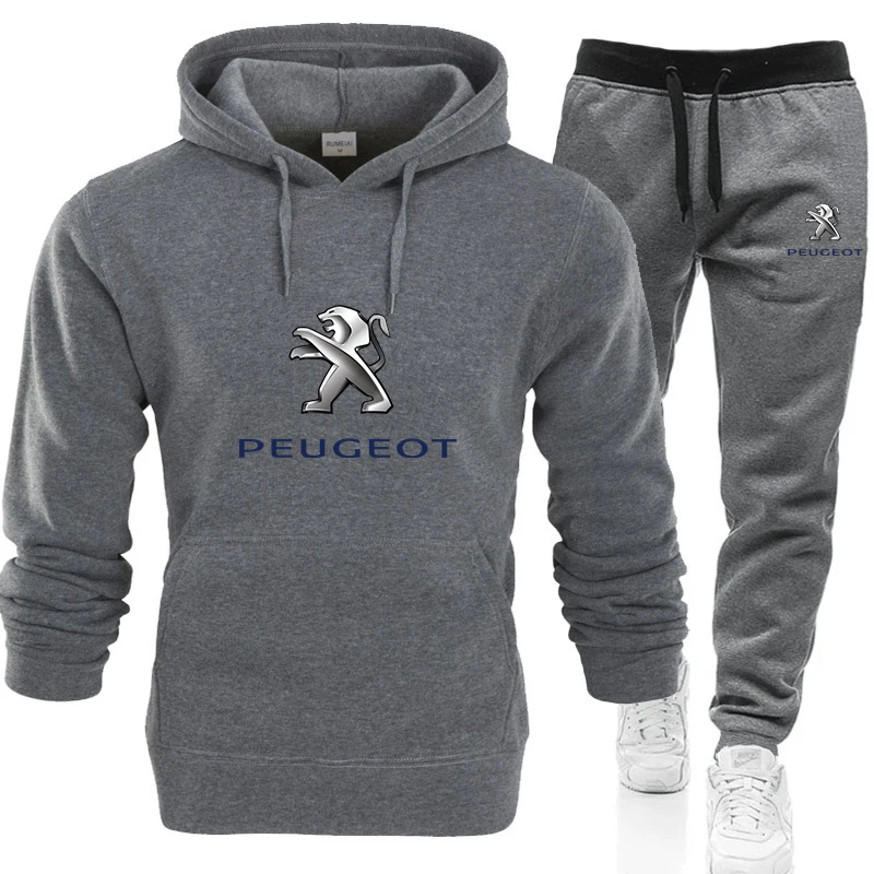 

2021 New Men's PEVGEOT Car logo Clothing, Casual Sportswear, Sportswear Hat, Men Casual Pants,Casual Sportswear Suit