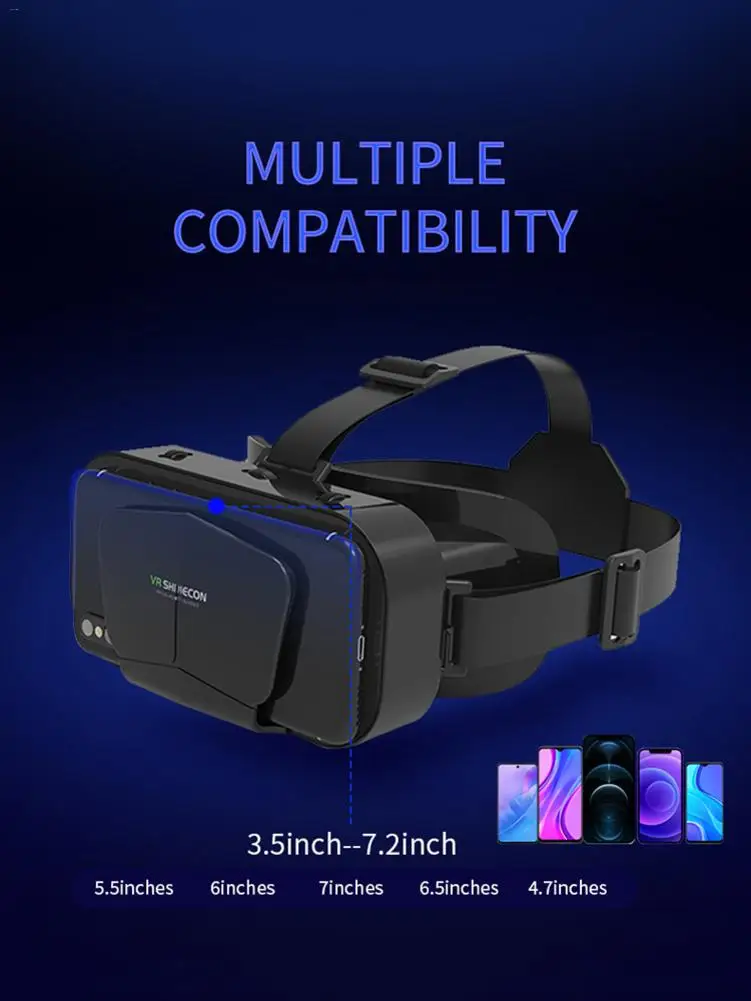 Очки виртуальной реальности 3D очки Гарнитура для фильмов видео игр | Электроника