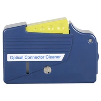 ftth sc fc st lc mu optical connector cleaner cleaning box cleaning tool blue fiber optic cassettes cassette cleaner