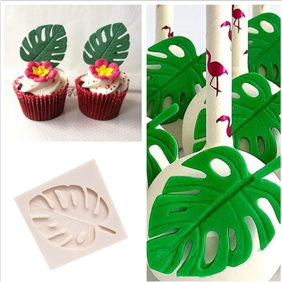 

5 Style Monstera Leaf Silicone Molds Sugarcraft Cake Moulds Chocolate Fondant Clay Mould Cake Decorating Tools Kitchen Bakeware