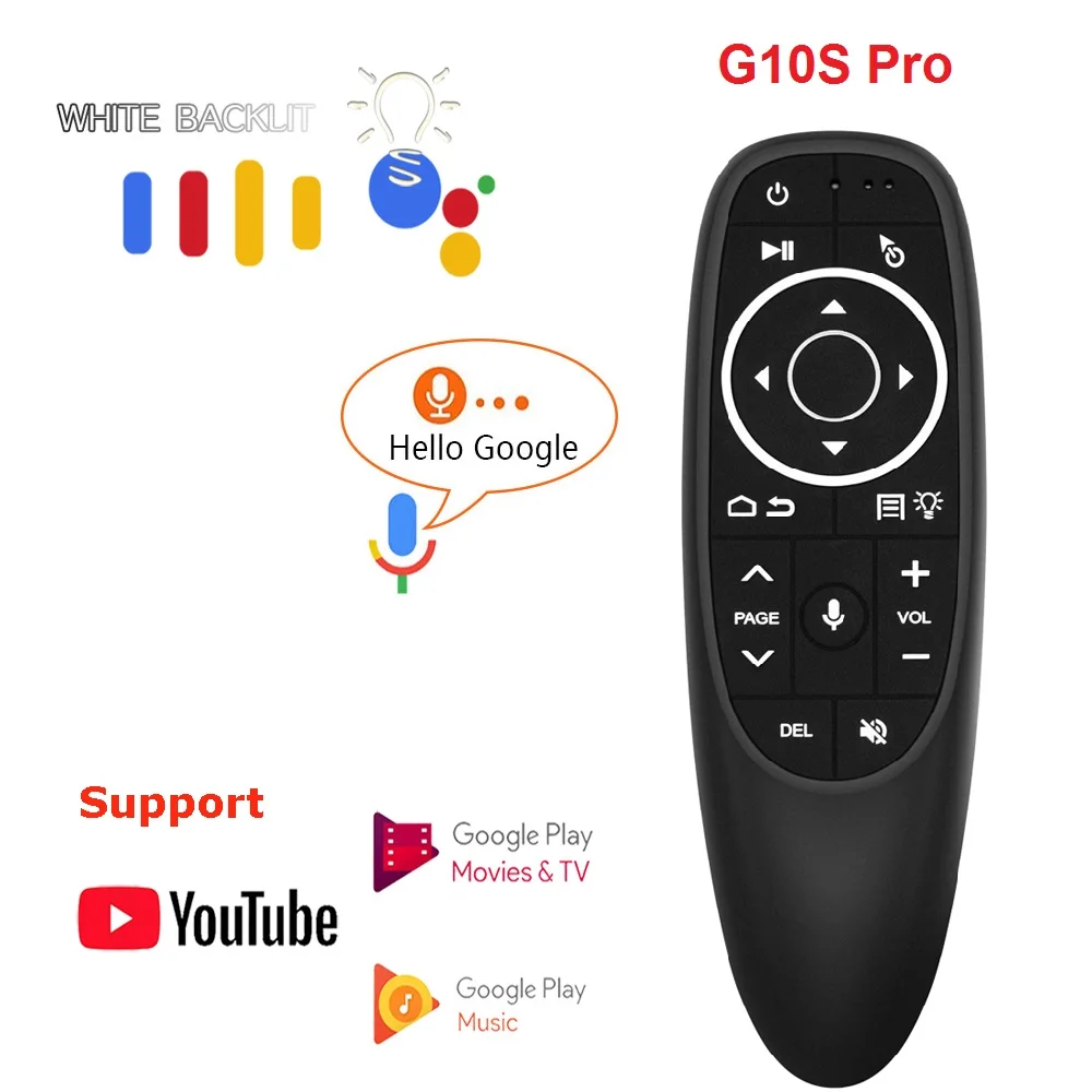 Пульт дистанционного управления G10S Pro G10 10 шт. голосовое управление 2 4G