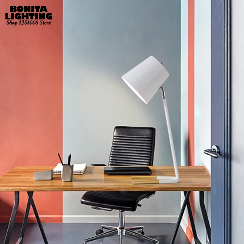 Скандинавская настосветильник для чтения Macaron регулируемые светодиодные