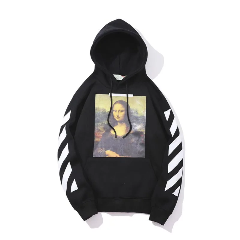 

Off Luxury Designer Unisex Hoodie Arrow Brand Logo Black White Stweatshirt Men's and Women's Basic Y2K Pullover Top Clothing