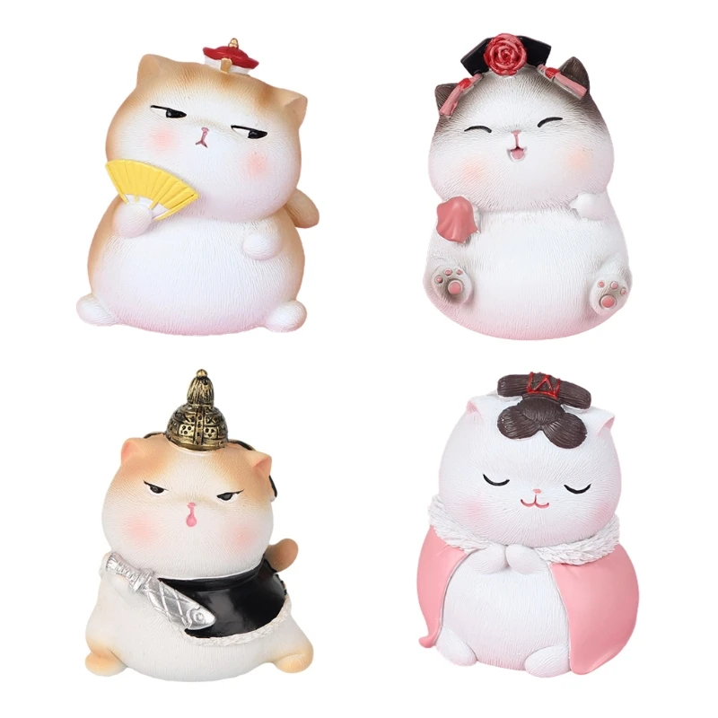 

Настольные украшения в виде кошки для двора, домашний интерьерный декор, милые украшения для выпечки тортов для дома, настольное украшение ...