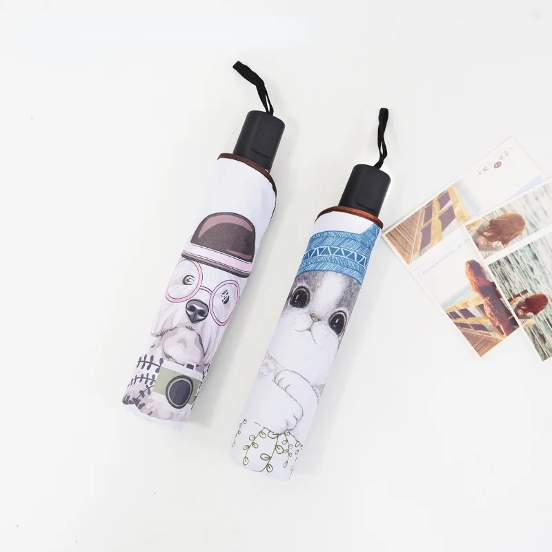 Прямая поставка креативный Зонт Солнечный дождливый УФ-зонт от компании