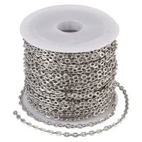 pandahall 10m iron cross cable chain diy roll chain jewelry necklace bracelet making silvergoldenantique bronzeplatinum color