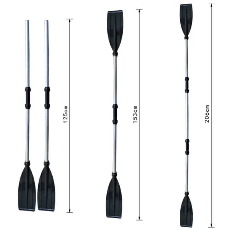 

2Pcs Detachable Float Afloat Oars Fitting Boat Rafting Paddle Canoe Oar Boating Aluminum Alloy Accessories