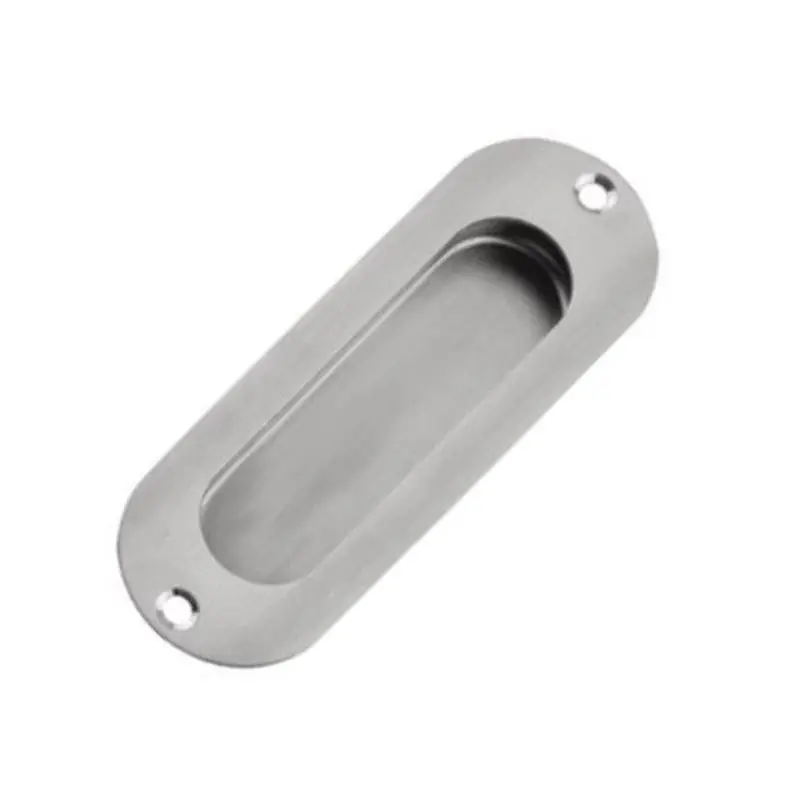 

1pcs Rectangular Face Fix Flush Recessed Sliding Door Pull Handle Stainless Steel