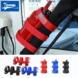 Автомобильный держатель огнетушителя MOPAI, Стикеры для салона автомобиля для Jeep Wrangler JK JL 2007-2018, автостайлинг