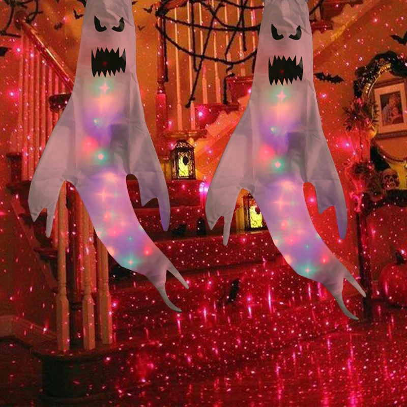 

Halloween LED Light Festival Party Decoration Electronic Replaceable Horror Ghost Lamp Haunted Garden Home Decor Scene Props