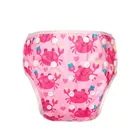 Детские тренировочные штаны трусы, детские подгузники для плавания, водонепроницаемые Регулируемые дышащие подгузники для малышей 3-15 кг