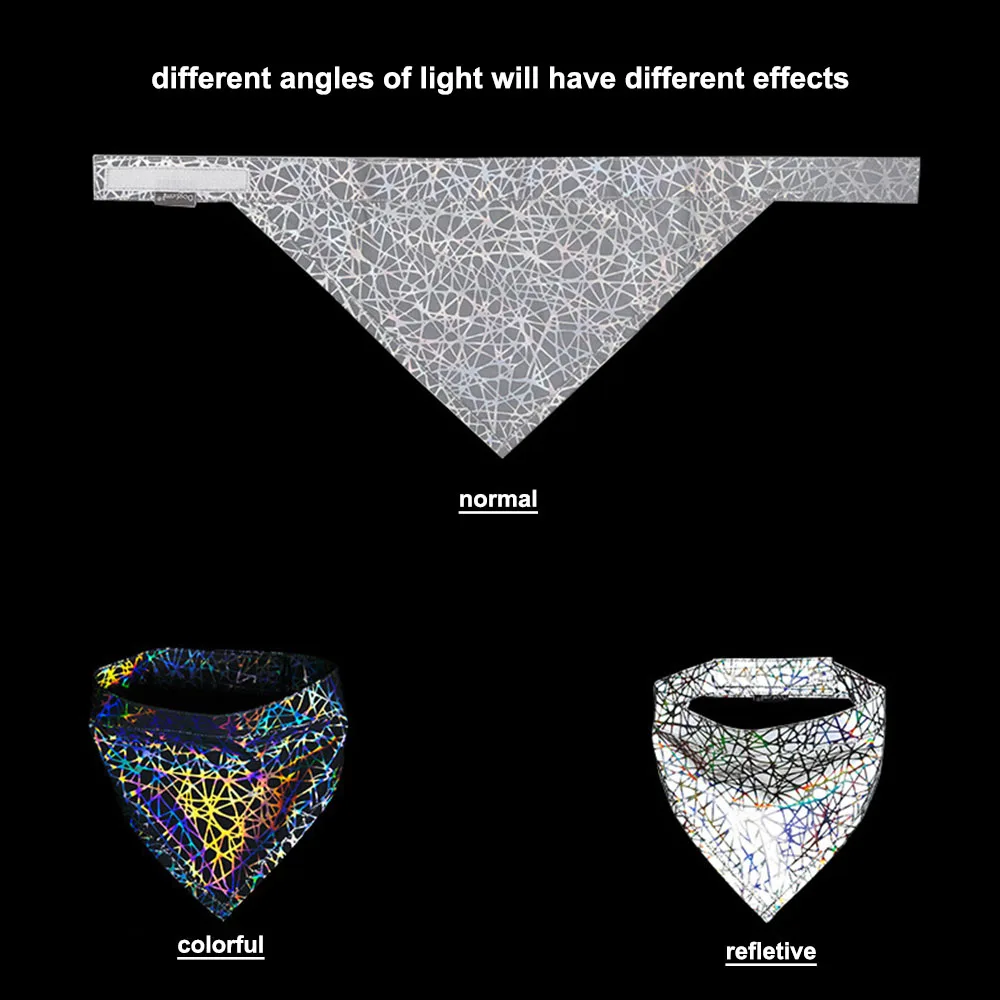 Светоотражающая бандана для домашних животных кошек собак нагрудники ночная