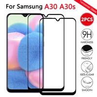 2pcs 1pc tempered glass for samsung a30s a307f a30 a305f on the screen protector for galaxy a 30s 30 s protective film touch 9h