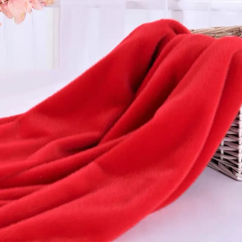 Искусственный мех норки однотонная ткань из искусственного меха утолщенные