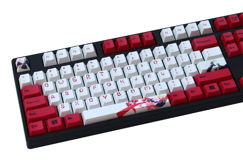 Карп keycap 108/130 клавиш PBT Вишневый профиль краситель-сублимированный MX Переключатель для механической клавиатуры keycap только keycap