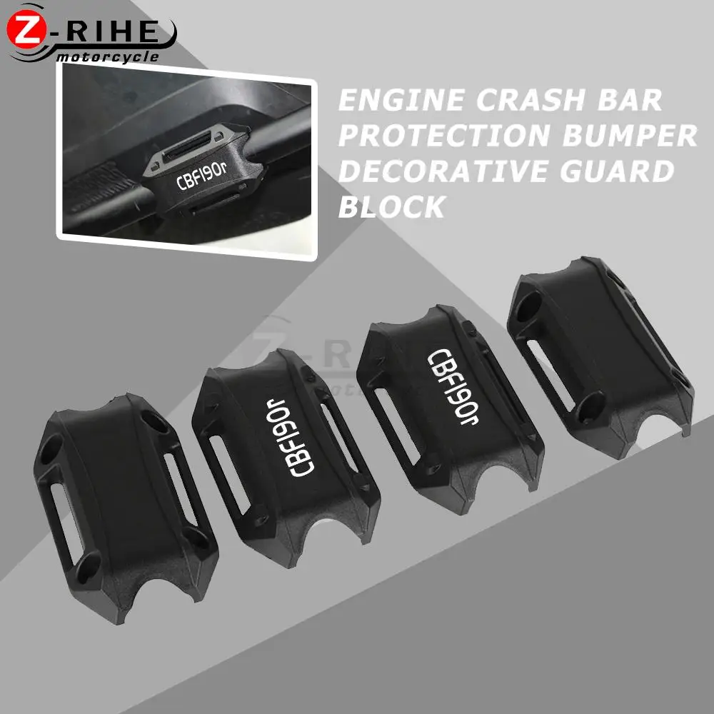 

Motorcycle 25MM Engine Crash bar Protection Bumper Decorative Guard Block For HONDA CBF190R CBF 190 R CBF190 R 2020 190cc 2021+
