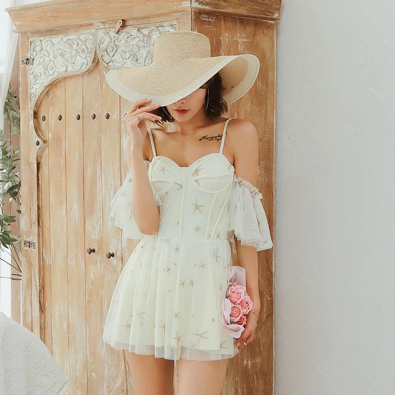 Купальник 1 шт. женский купальник сплошной с пуш-ап трикини Сексуальные Японские