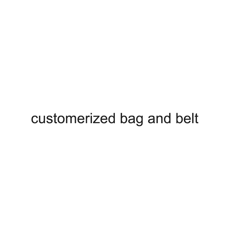 

Customized Nylon Handbag and Genuine Leather Belt in Black