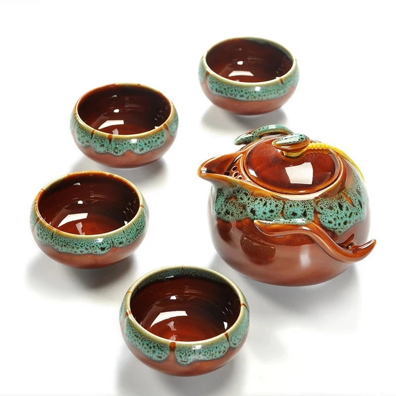 

Керамические глазурованные чайные чашки, китайские чайные принадлежности кунг-фу, китайские чайные наборы, чайный набор, чайный сервиз, чай...