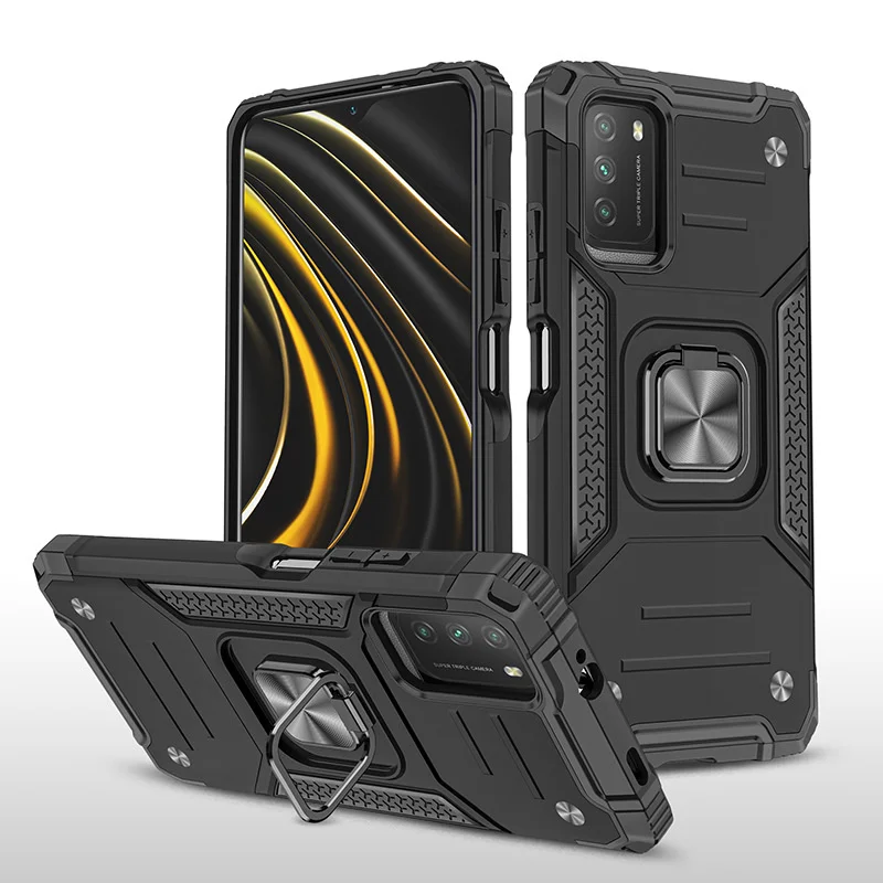 applicable to xiaomi poco m3 armor anti falling protective case hongmi note10 k40pro kemeng armor mobile phone case free global shipping