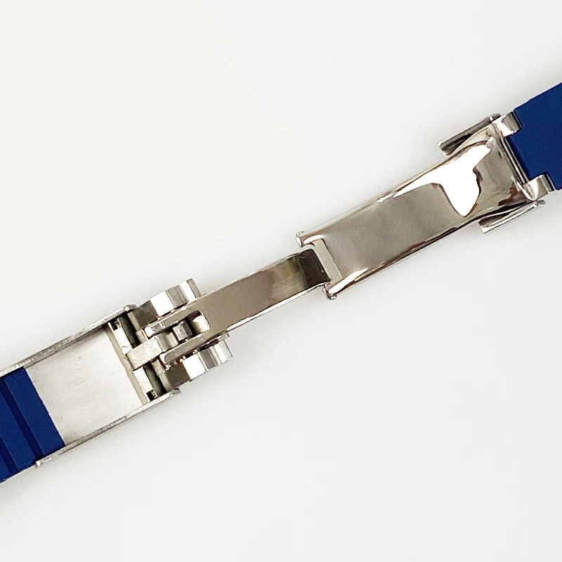 Rubber Silicone Watchband for Rolex Role Submariner Daytona DEEPSEA Oysterflex 20mm 21mm Black Watch Strap Men Bracelets