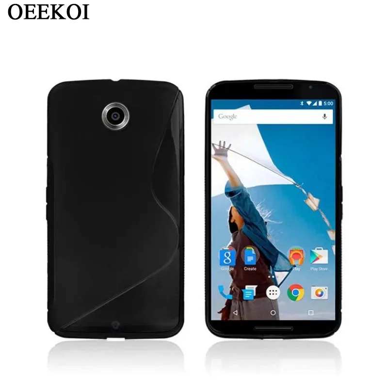 OEEKOI S Line Дизайн Мягкий ТПУ чехол для Moto G6 Plus/Nexus 6 | Мобильные телефоны и аксессуары