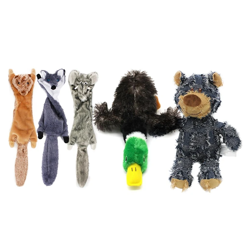 

5 шт. скрипучий игрушки собаки для маленьких больших укус собаки устойчивостью щенок игрушка-пищалка игрушки для собак домашних животных пр...