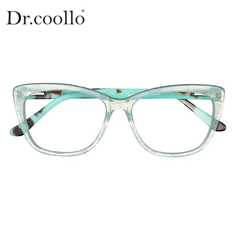 

Женские ацетатные квадратные очки Drcoollo для близорукости/чтения, Рецептурные очки, фотохромные очки, прогрессивные очки, Прямая поставка