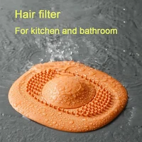 bathroom sink filter shower bathtub drain hair catcher bath stopper clogging sink strainer filter kichen drain accessories