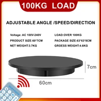 60cm remote control rotating stand 360%c2%b0 panoramic automatic electric turntable 150kg load exhibition rotation