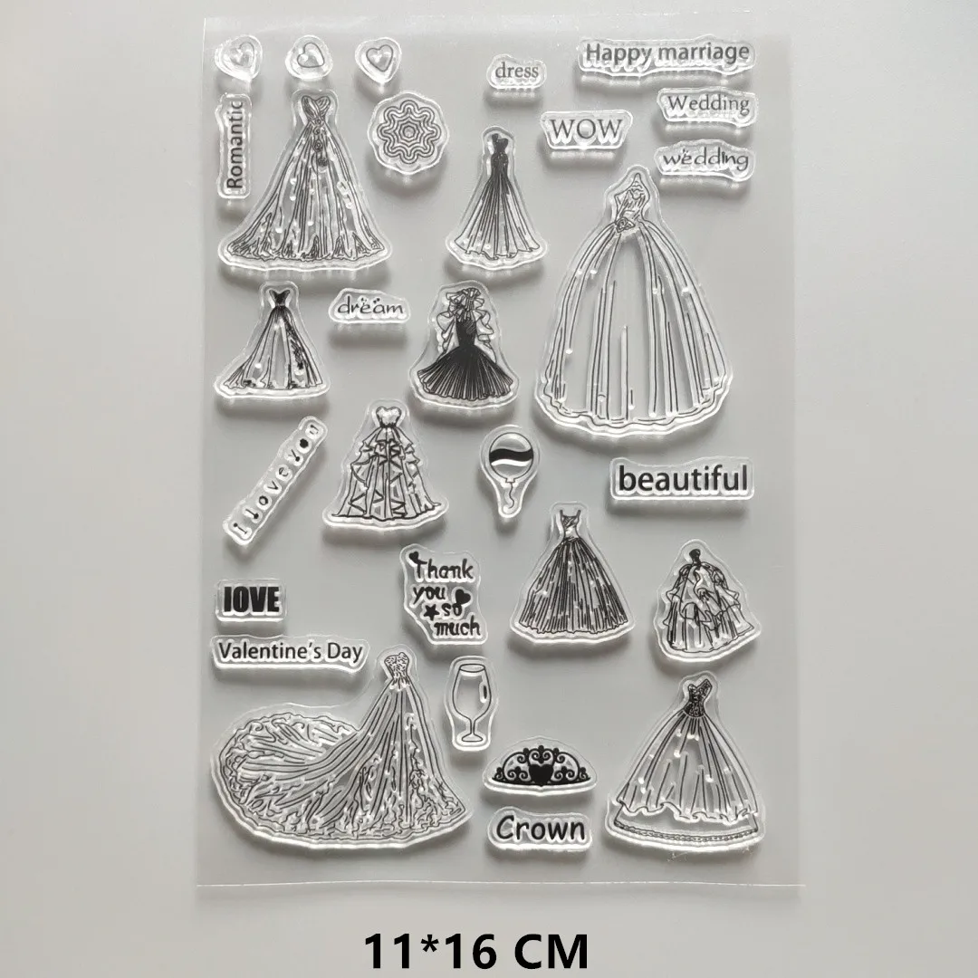 (26 стилей) 2021 новые винтажные прозрачные штампы сделай сам для скрапбукинга