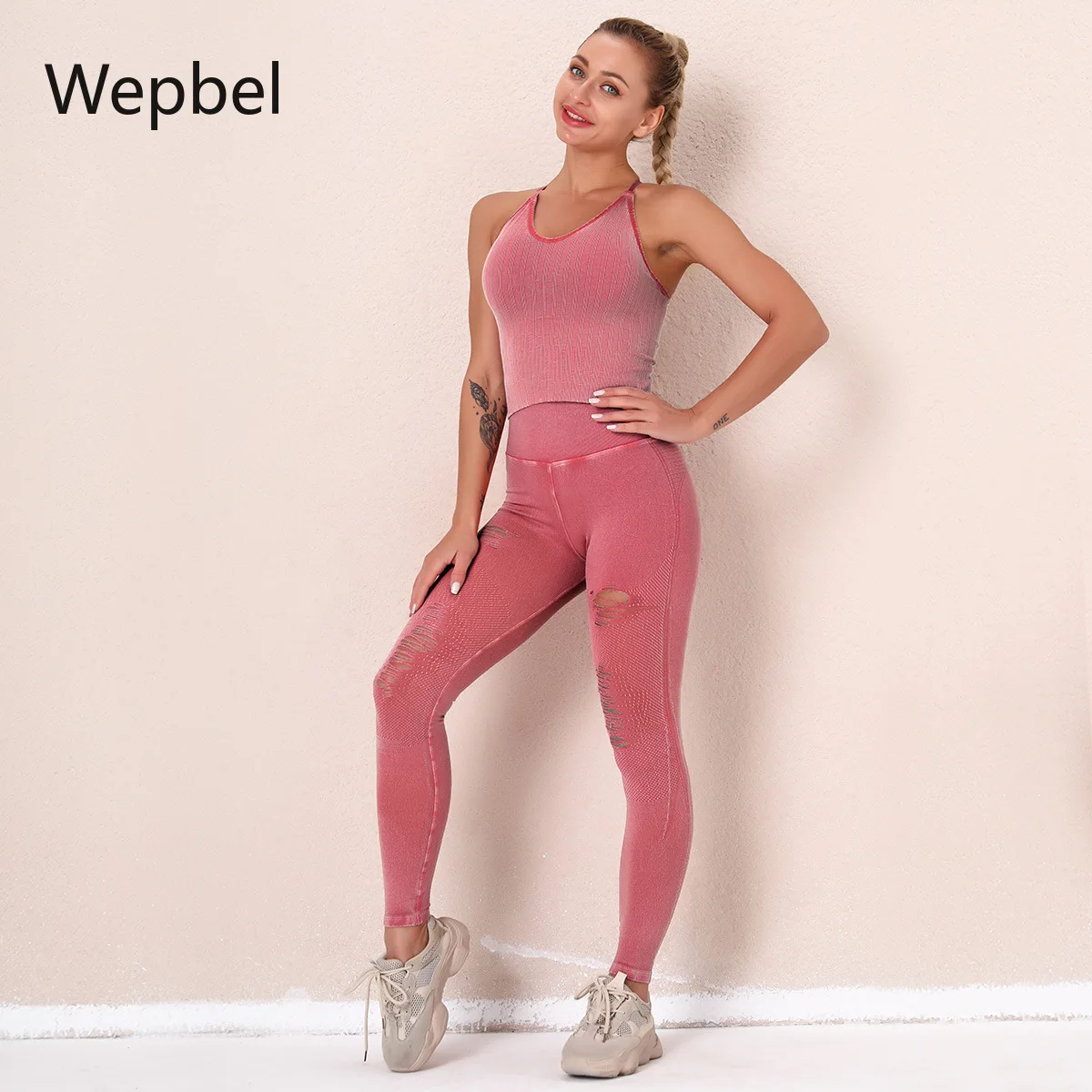 

Костюм спортивный женский для фитнеса Wepbel, S/M/L/XL/XXL/XXXL