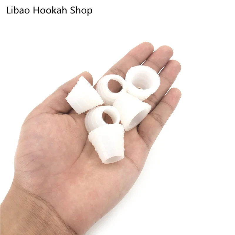 Белая курительная чаша для кальяна силиконовая прокладка резиновое уплотнение