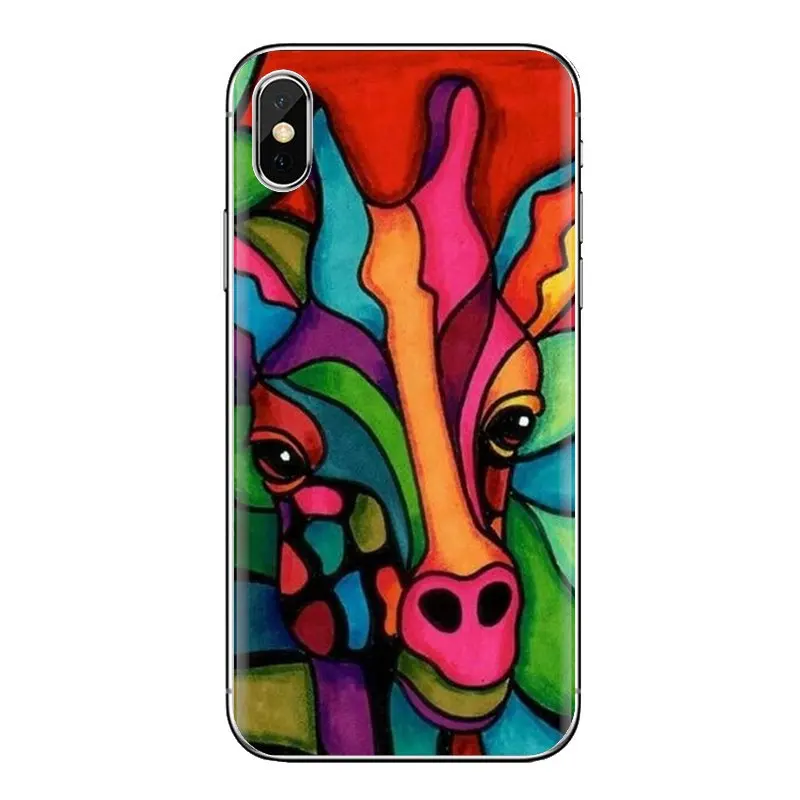 giraffe art Soft Transparent Shell Covers For Xiaomi Redmi 4 3 3S Pro Mi3 Mi4 Mi4i Mi4C Mi5 Mi5S Mi Max Note 2 |