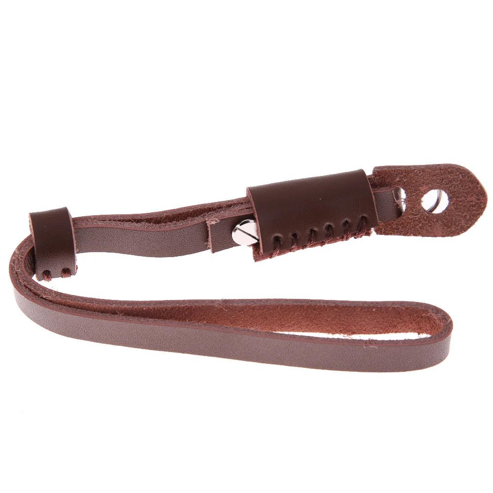 Kopen Camera Leather Hand Strap Grip Pu Lederen Camera Wrist Hand Strap Grip Voor Canon Sony Nikon Camera Accessoires