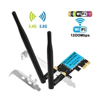 1200mbps pci e wireless wifi card 2 4g5g dual band network adapter for desktop1