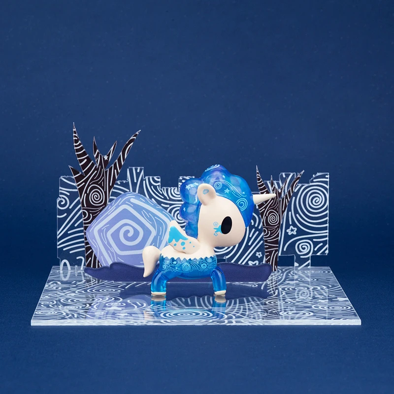 

Tokidoki SUMMER NIGHT Unicorno Jigsaw and Fridge Magnet and Badge Limited Gift Box Girl Gifts