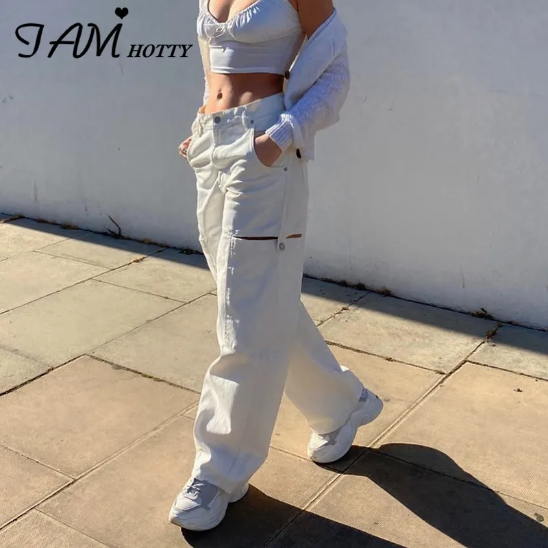 

Ажурные Лоскутные прямые джинсы с широкими штанинами, брюки для мам, мешковатые джоггеры с высокой талией, джинсовая уличная одежда для девочек, винтажные наряды Iamhotty