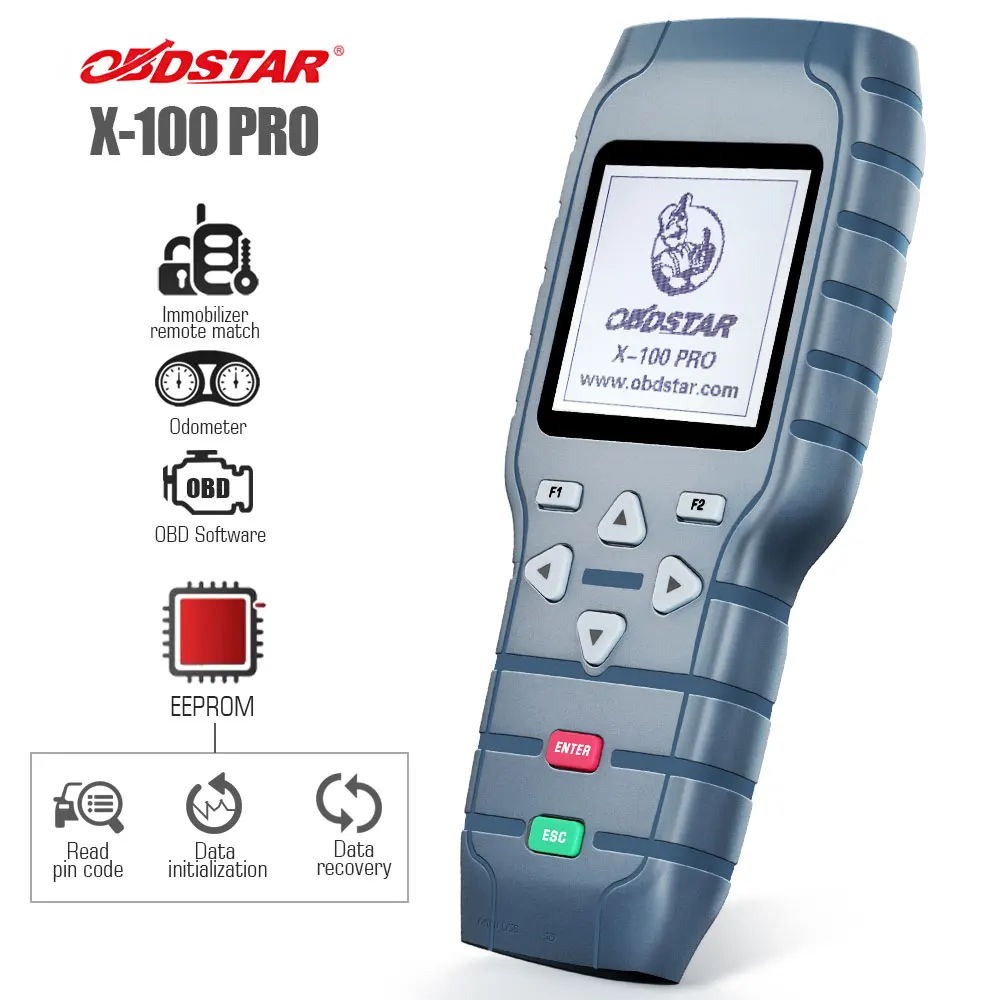 OBDSTAR X-100 pro Auto key programmer(C+D) type for IMMO + Odometer +OBD software Get free PIC and EEPROM 2-in-1 Adapter | Автомобили и