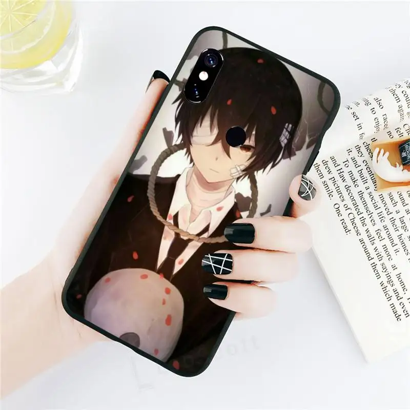

Anime Bungou Stray Dogs Phone Case For Xiaomi Mi A1 A2 5 6 6PLUS 8 9 SE Lite MIX 2 2S MAX 2 3 Pocophone F1