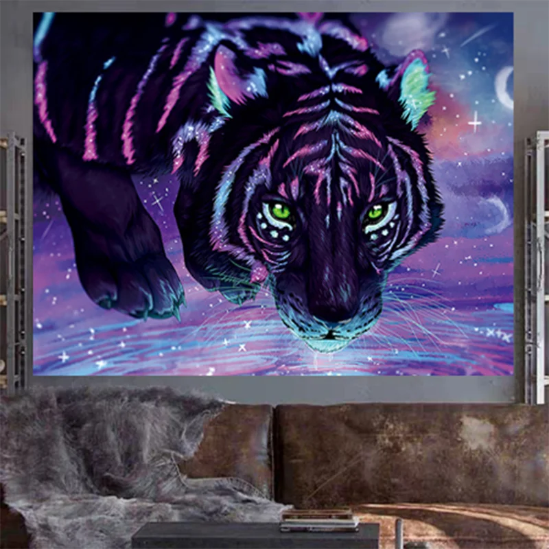 

Daren background cloth animal hanging cloth bedroom bedside cloth wall cloth background wall decoration room decoration