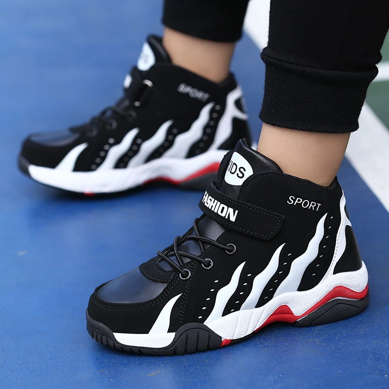 Баскетбольные кроссовки для мальчиков мягкая нескользящая подошва дышащие