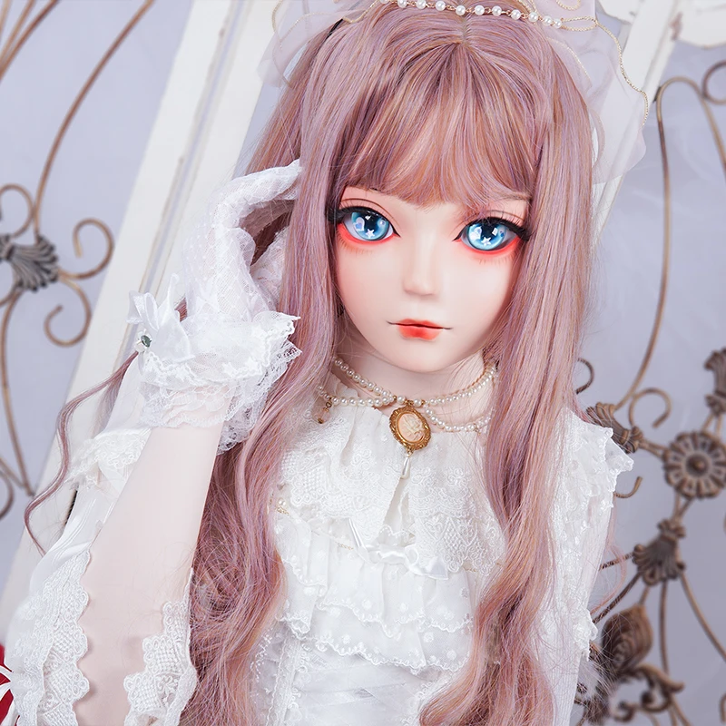 (HIDOLLS 25) женские маски ручной работы из кремниевой смолы с полуголовой для косплея