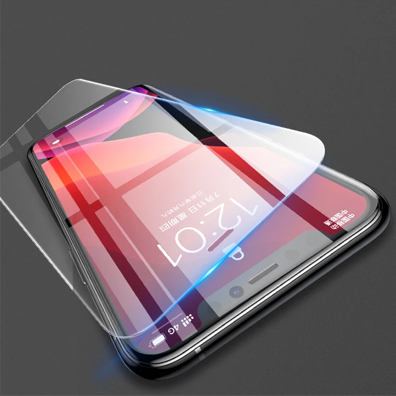 Закаленное стекло для iPhone SE 2020 11 Pro Max X XS XR 7 8 Plus 6 6s защита экрана 5 5S 4s тонкая