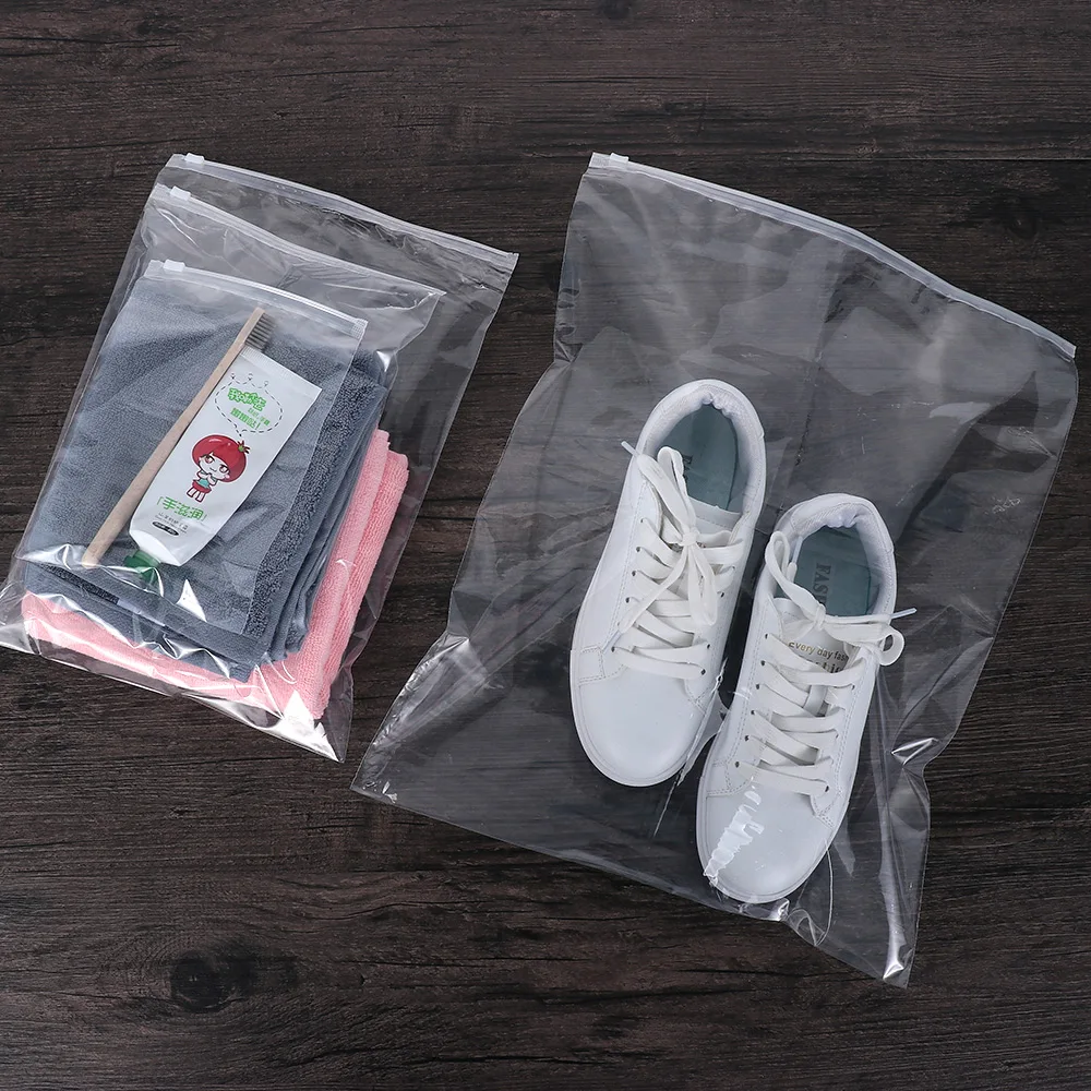 5 шт. прозрачные водонепроницаемые пластиковые пакеты на молнии|Сумки для вещей| |